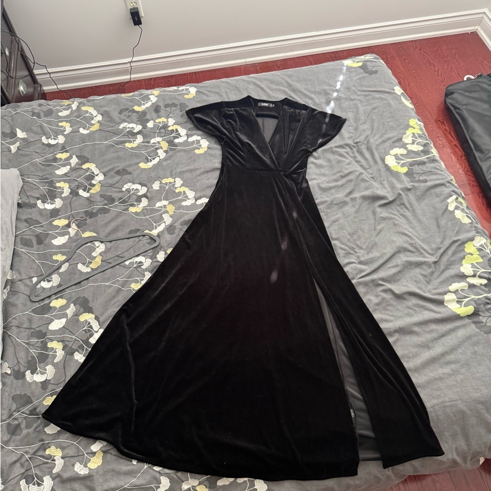 Simons Black Maxi Dress